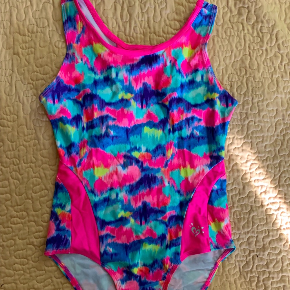 Justice Girls Swimsuit Racerback